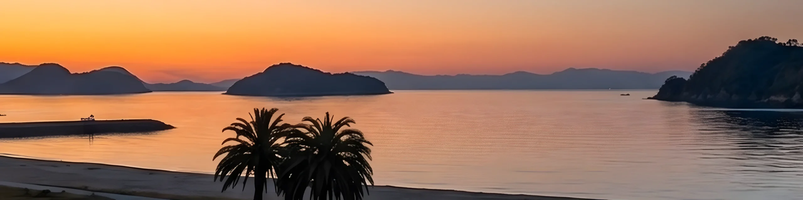 瀬戸内海の夕景ヘッダー画像(webp)